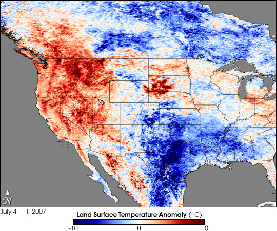 Heatwave in the Western United States