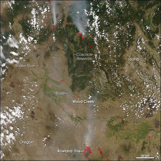 Fires in Idaho and Eastern Oregon - related image preview