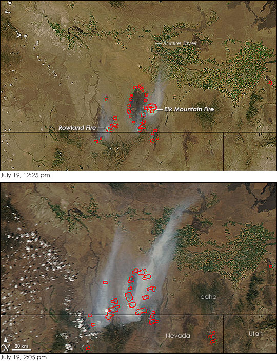 Fires In Idaho And Eastern Oregon
