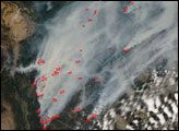 Fires in Montana and Idaho