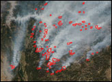 Fires in Montana and Idaho