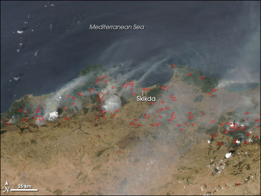 Fires in Algeria