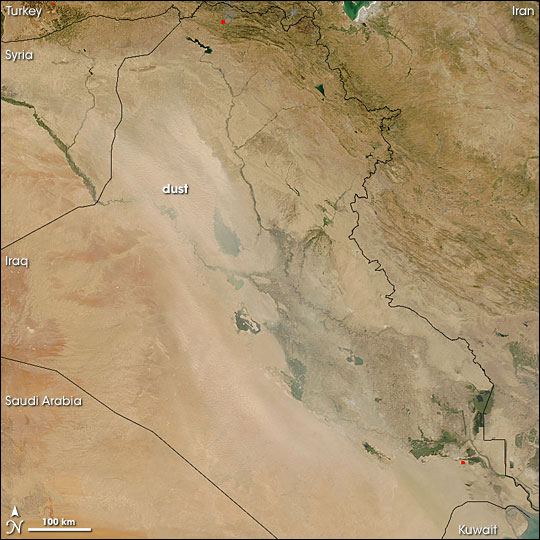 Dust Storm over Iraq