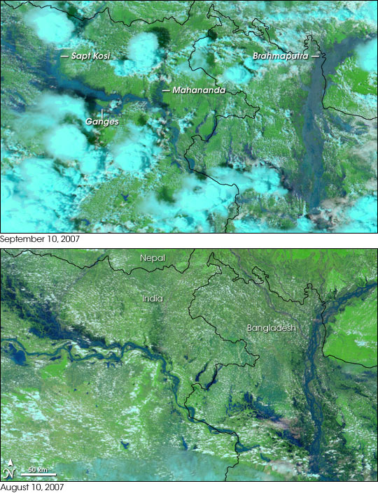 Flooding in India and Bangladesh