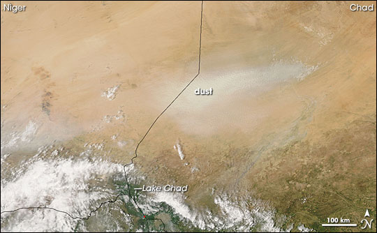 Bodele Depression Dust Storm