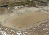 Dust Storm in the Taklimakan