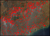 Fires in Southeast Africa