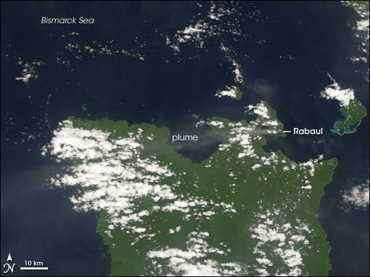 Activity on Rabaul