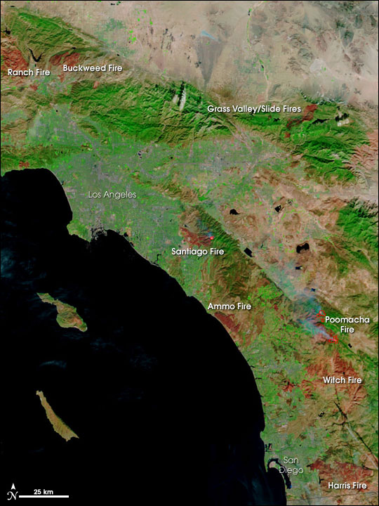 Fires in Southern California