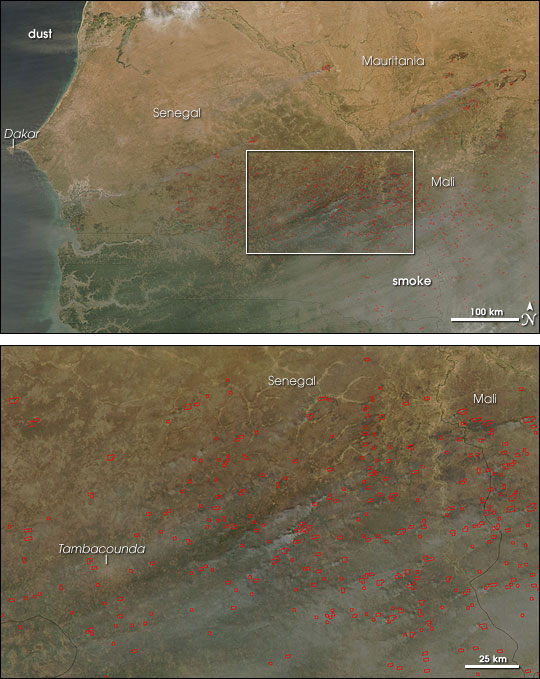 Fires and Haze in West Africa