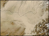 Dust Storm in Southwest Asia