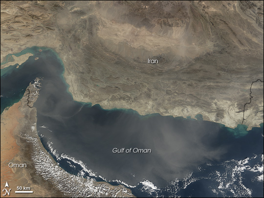 Dust Storm in Southwestern Iran