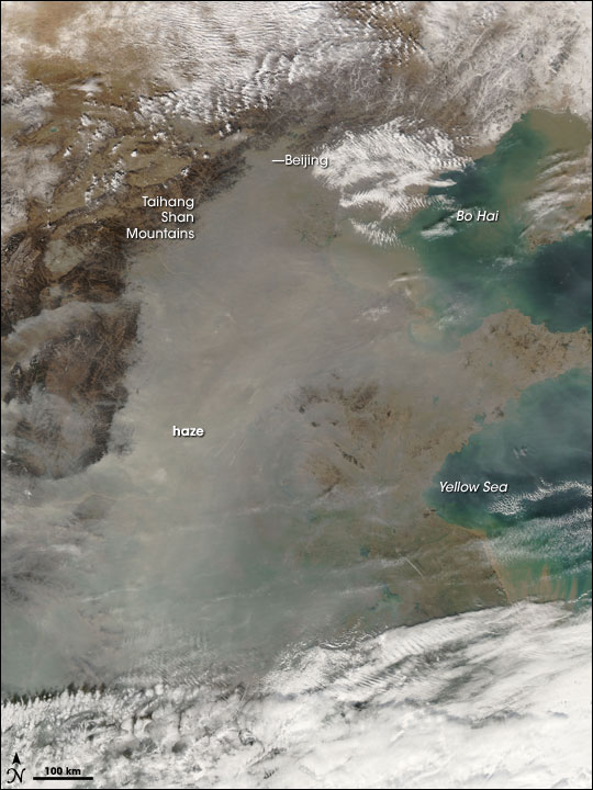 Haze in Eastern China