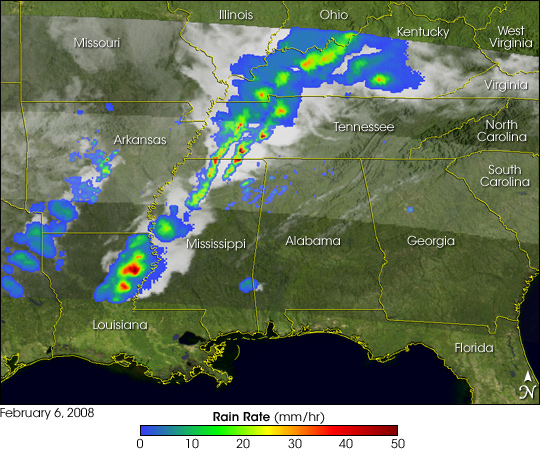 Severe Tornadoes in the Southern United States - related image preview