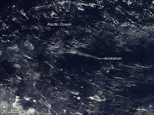 Plume from Anatahan