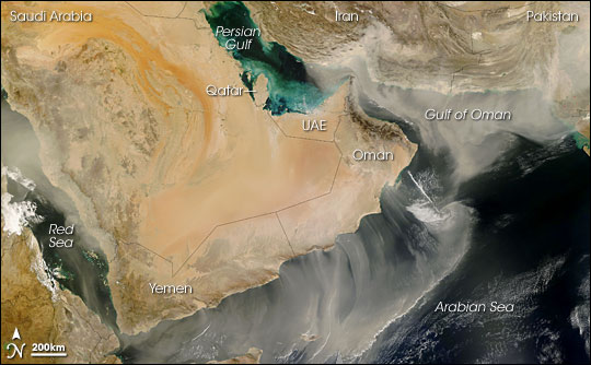 Dust Storms over the Middle East