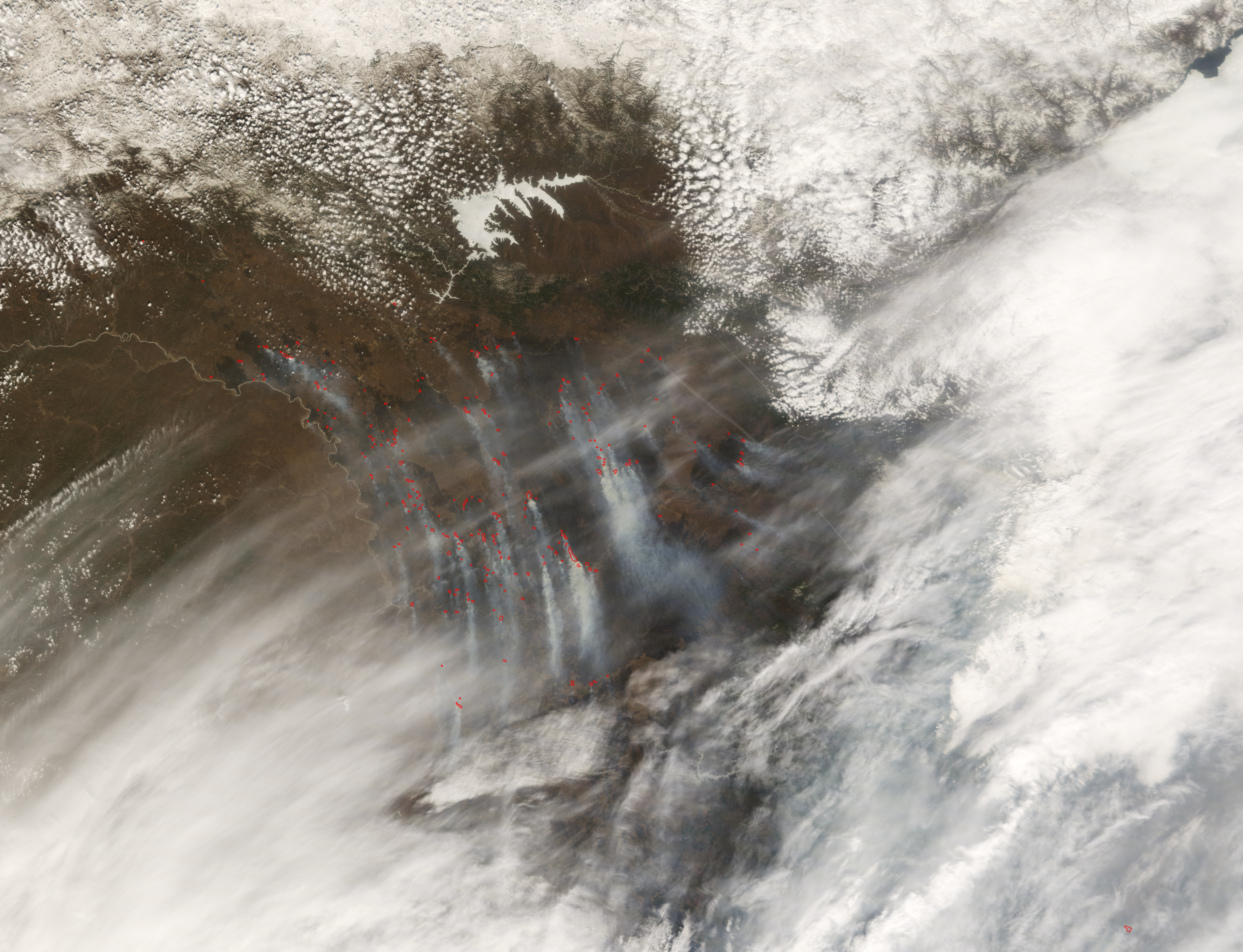 Fires North of Amur River, Russia - related image preview