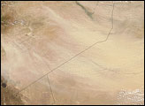 Dust Plumes over Syria and Iraq