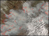 Fires in Southern Russia