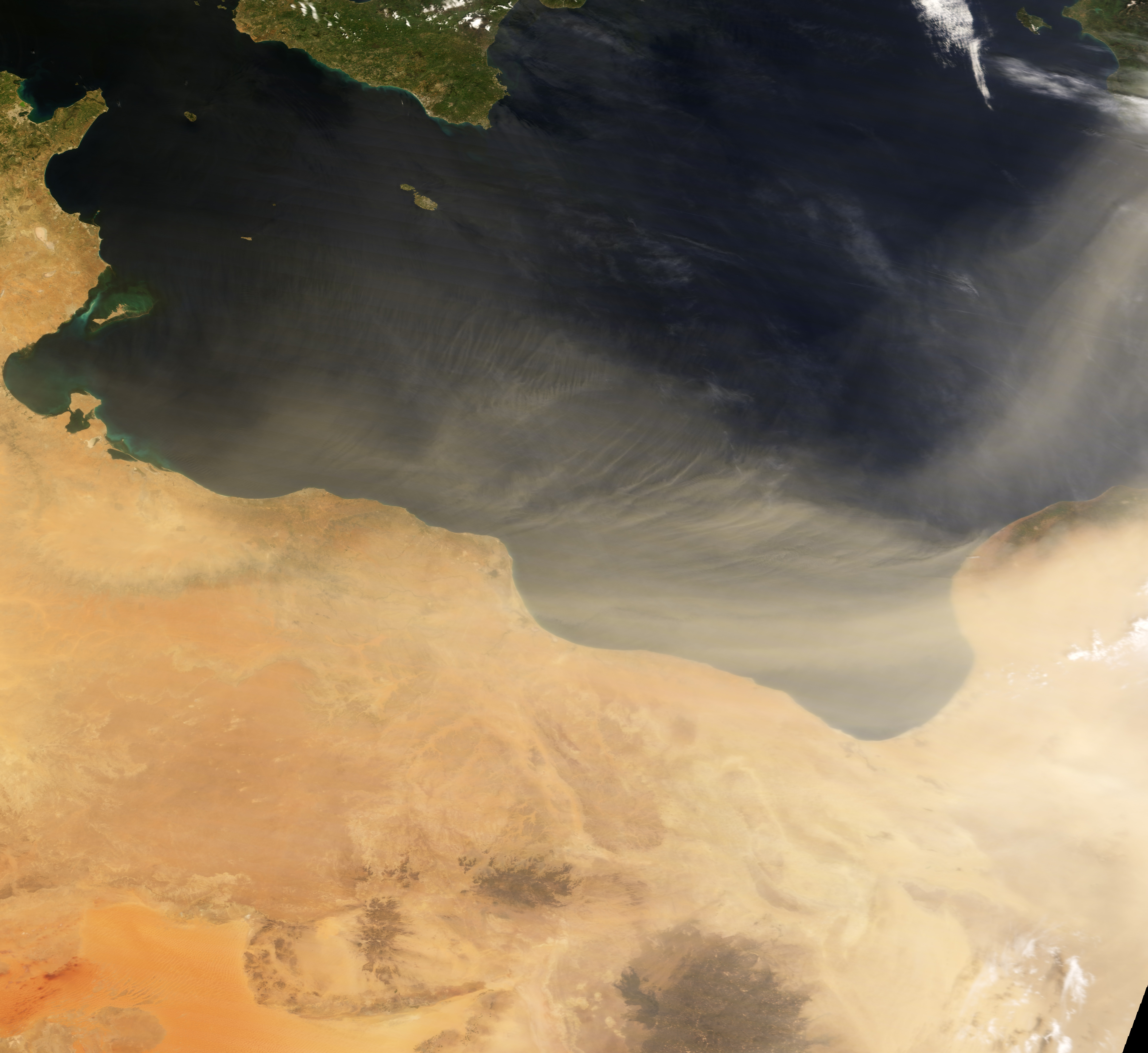 Dust in the Central Mediterranean - related image preview