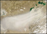 Dust Storm over the Aral Sea