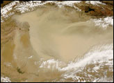 Dust Storm in the Taklimakan Desert