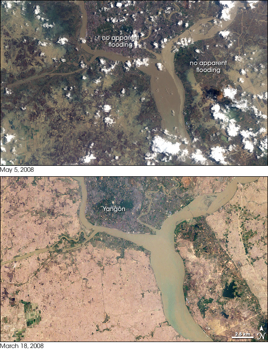 Cyclone Nargis Floods Burma (Myanmar)