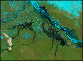 Spring Floods in Siberia