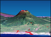 Nyiragongo lava flows