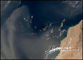 Saharan Dust over the Atlantic