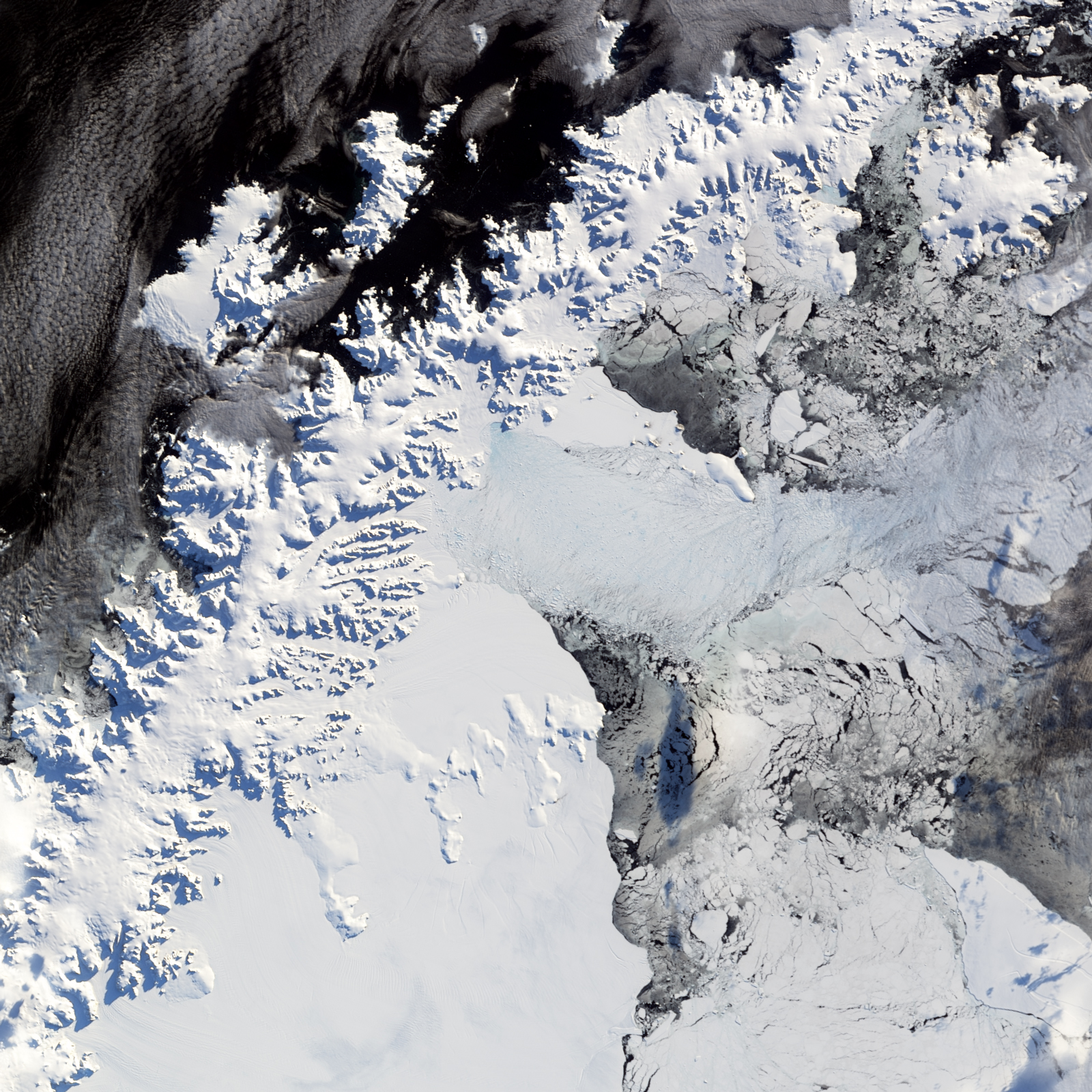 Breakup of the Larsen Ice Shelf, Antarctica - related image preview