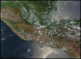 Fires in Central America
