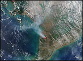 Fires Throughout Thailand, Myanmar, and Laos