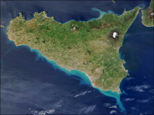 Smoke and Sediments in Sicily