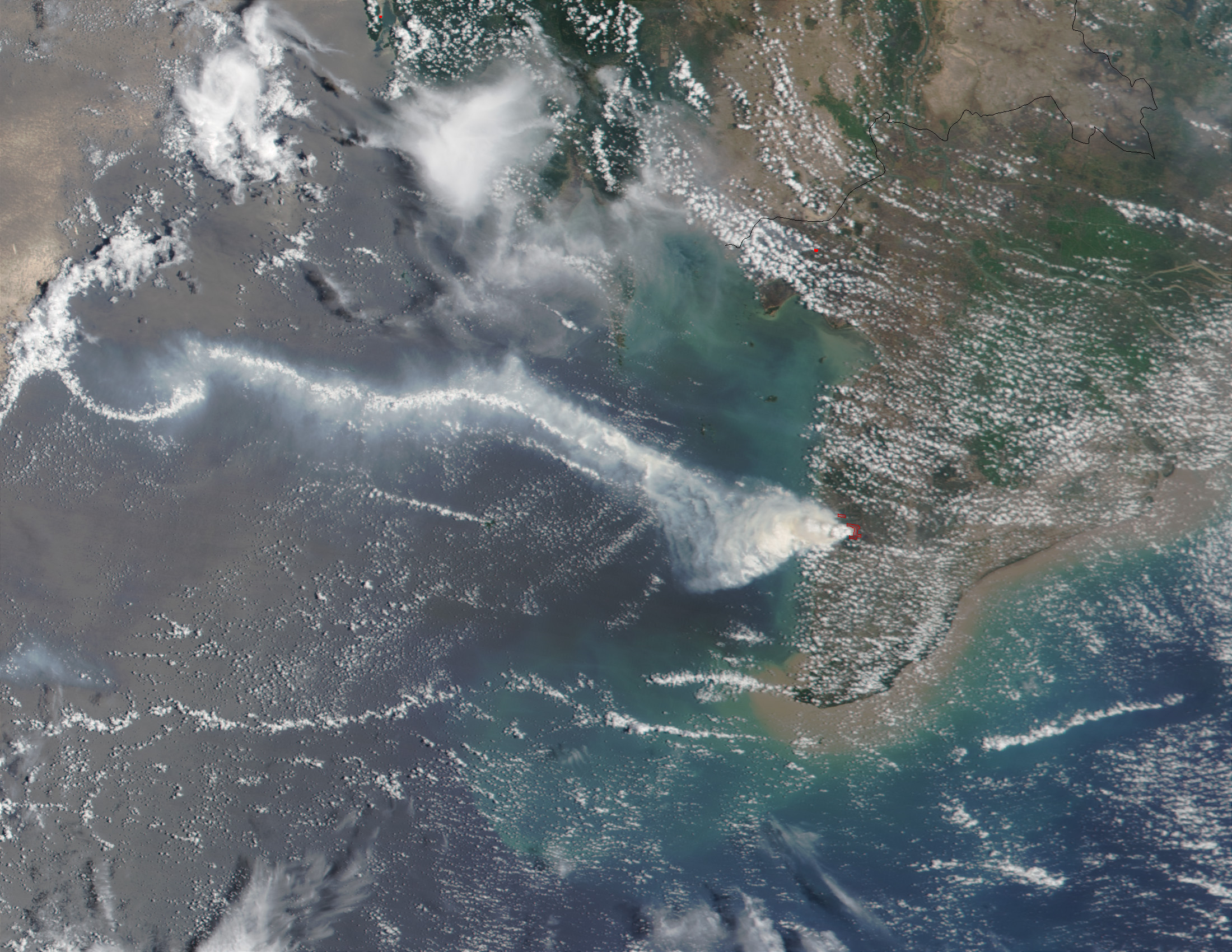 Large Wildfire in Southern Vietnam - related image preview