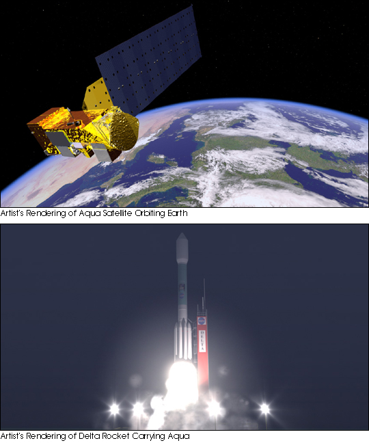 NASA Launches Aqua Satellite