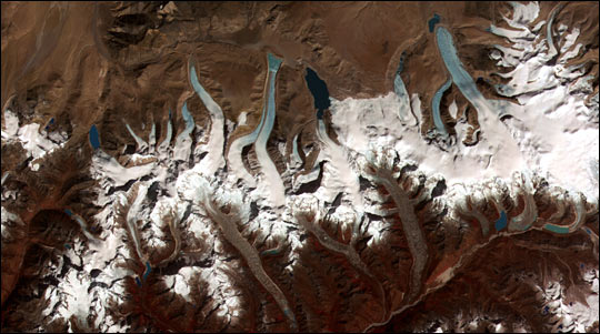 Glacial Lakes from Retreating Glaciers