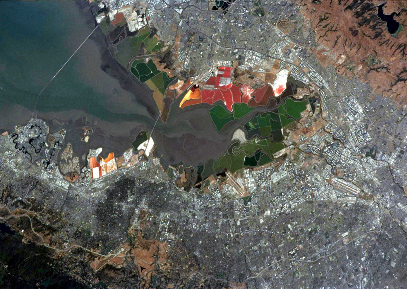 Salt Ponds, South San Francisco Bay - related image preview