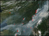 Fires and Heavy Smoke Across Alaska
