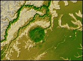 Topographic Map of the Iturralde Structure, Bolivia - selected child image