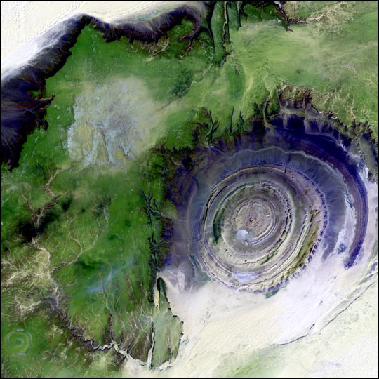 Richat Structure in Mauritania