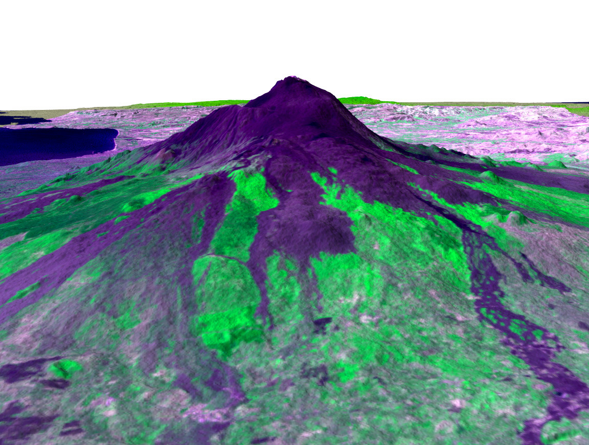 3-D Perspective of Mt. Etna - related image preview