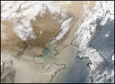 Dust Storm Over Eastern China