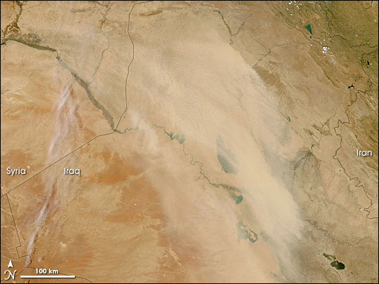 Dust Storm over Iraq