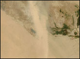 Dust Plume over Iraq and Saudi Arabia