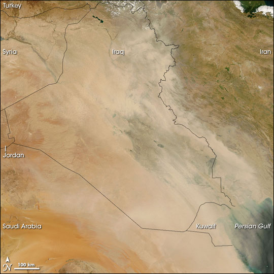 Dust Storm over Iraq