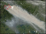 Fires in Central Canada