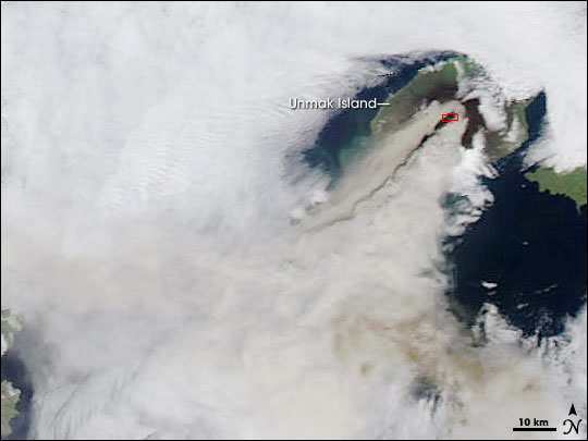 Okmok Volcano Erupts