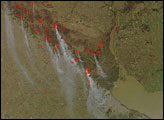 Fires in Argentina, Paraguay