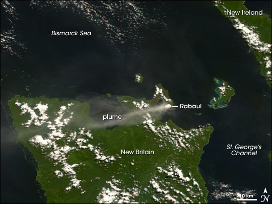 Plume from Rabaul Volcano - related image preview